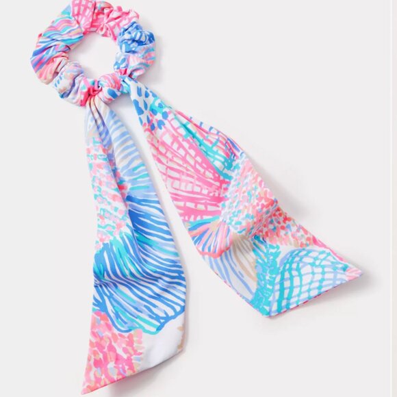 NWT Lilly Pulitzer Scrunchie Ribbon - Roar of the Seas - Picture 1 of 7